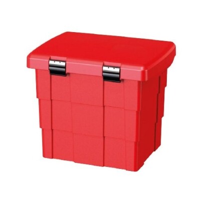 coffre à sel et sable 110 L rouge