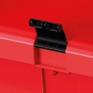 coffre à sel et sable 110 L rouge