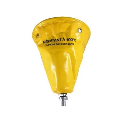 bâche antifuite : collecteur de fuite jaune