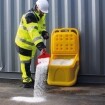 Coffre roulant 75 L jaune