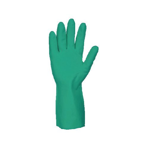 Gants nitrile verts à usage unique