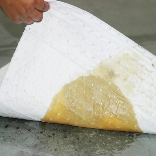 rouleaux simple épaisseur hydrocarbures blancs essuyage déversements fuites accidentelles