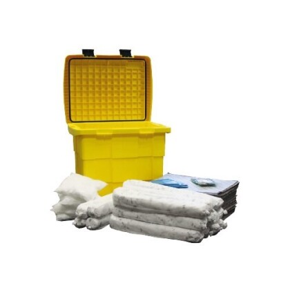 Coffre d'intervention 125 L en PE jaune