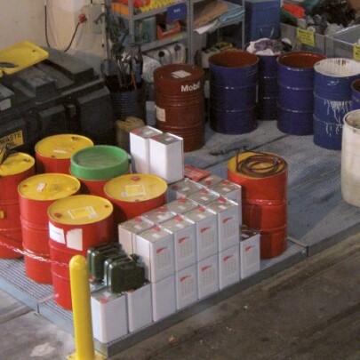 Plate-forme de rétention métallique acier 280L