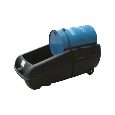 chariot porte-fût polyéthylène 250L 1 fût