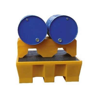 Support polyéthylène pour 2 fûts 220 PE