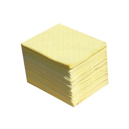 Feuilles absorbantes pour produits chimiques