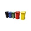 conteneur 2 roues jaune rouge vert bleu noir