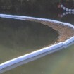 Barrage filtrant pour pollution aux hydrocarbures