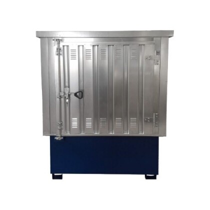 Box en acier IBC peinture bleue