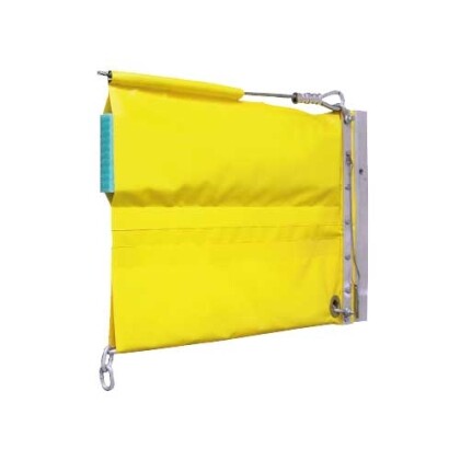 Barrage antipollution à flotteur plat