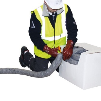 Boudin absorbant en carton distributeur