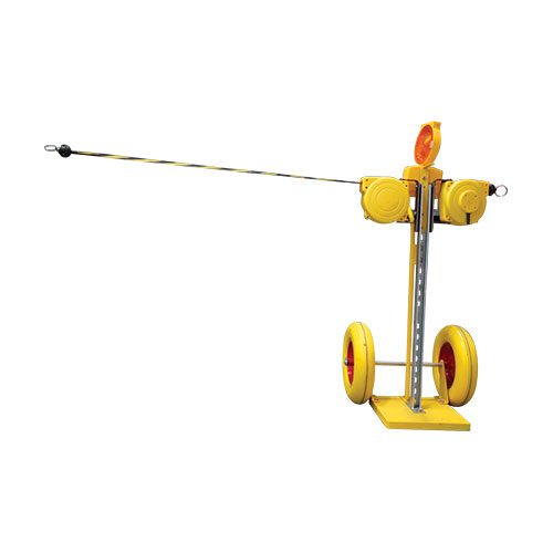 Chariot de balisage jaune