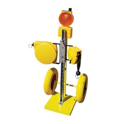 chariot de balisage jaune