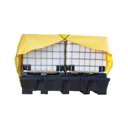Housse de protection 2 cuves jaune