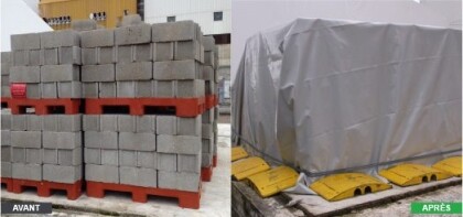 Housse de protection en bâche PVC