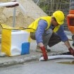 Kit d'intervention en sac pour pollutions hydrocarbures, tous liquides ou produits chimiques